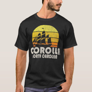 Camiseta Retro Corolla NC Beach Vacation