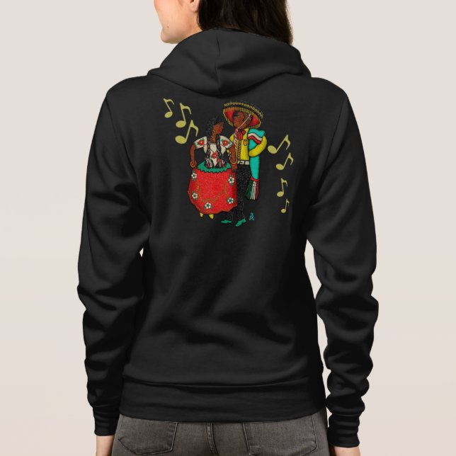 Camiseta Retro Costumed Dancers Mexicanos (Verso)