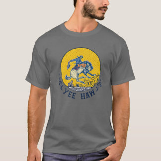 Camiseta Retro Cowboy Yeehaw Western Country CowGirl Horse
