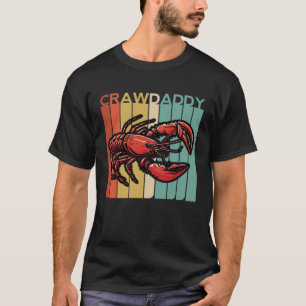 Camiseta Retro Crawaddy Crawfish Cajun Boil Lagosta Seafoo