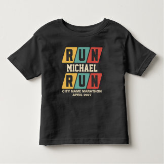 Camiseta Retro Custom Name Marathon Support