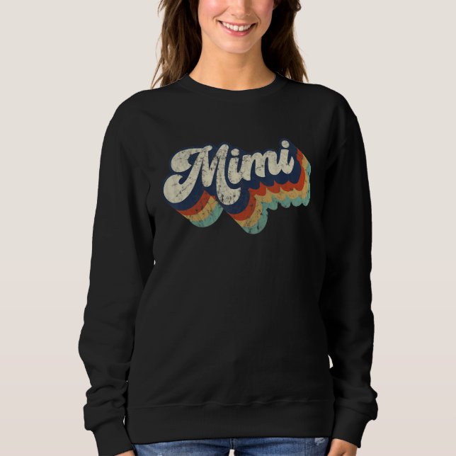 Camiseta Retro Cute Mimi for Grandma Best Mimi Ever Mother' (Frente)