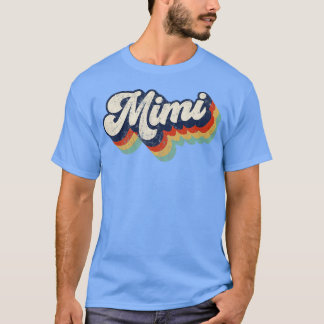 Camiseta Retro Cute Mimi para vovó Melhor Mimi Mães Nunca