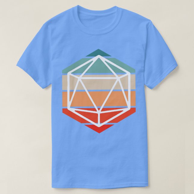 Camiseta Retro D20 (Frente do Design)