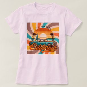 Camiseta Retro da Califórnia em Los Angeles