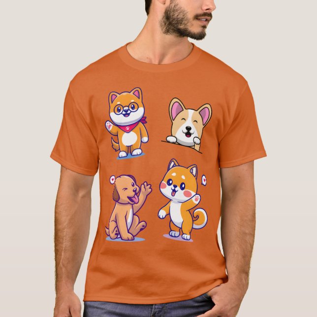 Camiseta Retro da colheita do Cão de Onda (Frente)