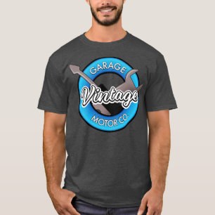 Camiseta Retro da empresa de automóveis Vintage garage