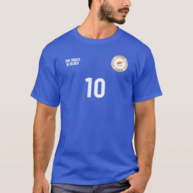Camiseta Retro da Equipe Nacional de Futebol de Chipre