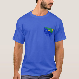 Camiseta Retro da Ilha do Natal