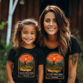 Camiseta Retro da viagem de acampamento do Parque Estadual