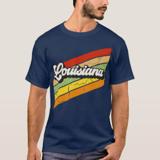 Camiseta Retro da Vintage Louisiana dos anos 80