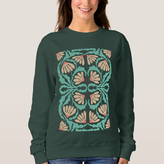 Camiseta Retro Daisies Birth Flower April (Frente)