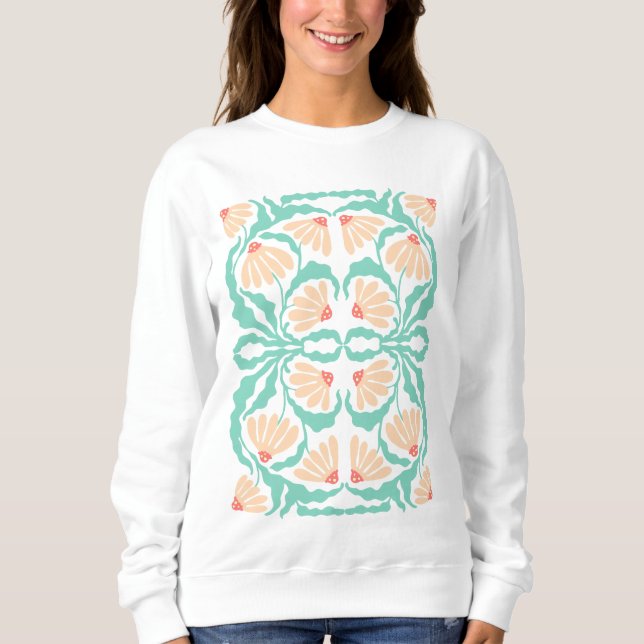 Camiseta Retro Daisies Birth Flower April (Frente)