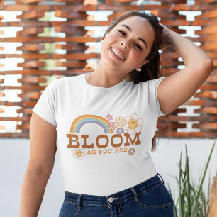 Camiseta Retro Daisy cita Bloom como você é