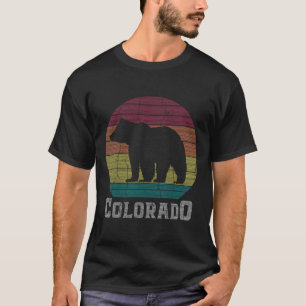 Camiseta Retro das Montanhas Rochosas do Colorado