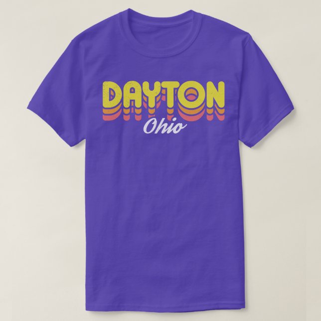 Camiseta Retro Dayton Ohio (Frente do Design)