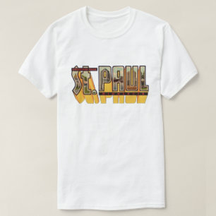Camiseta Retro de Abertura de St Paul