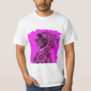 Camiseta Retro de arte onça Kipo