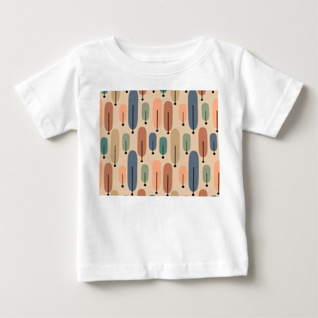 Camiseta Retro de Árvores Atômicas (Frente)