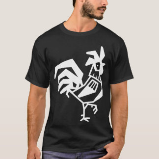 Camiseta Retrô de aves Galinhas Galinhas