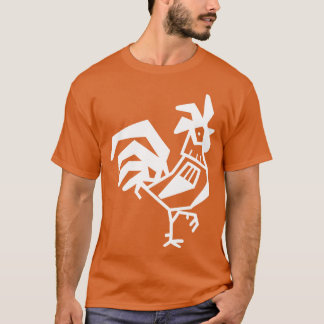 Camiseta Retrô de aves Galinhas Galinhas