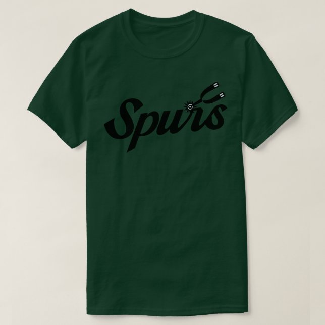 Camiseta Retro de Basquete Spurs (Frente do Design)