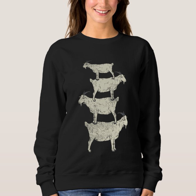 Camiseta Retro de Cabra (Frente)