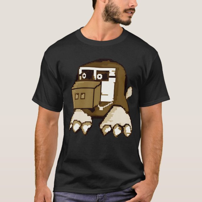 Camiseta Retro de cães ao quadrado (Frente)