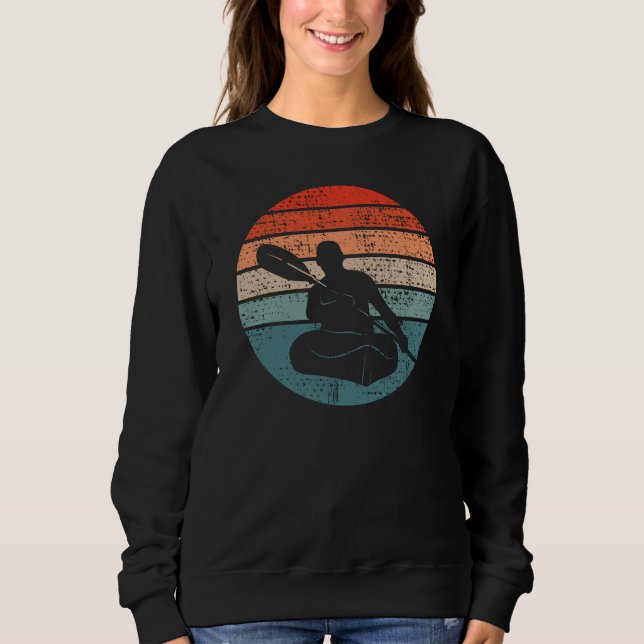Camiseta Retro de Canoagem de Kayaking (Frente)