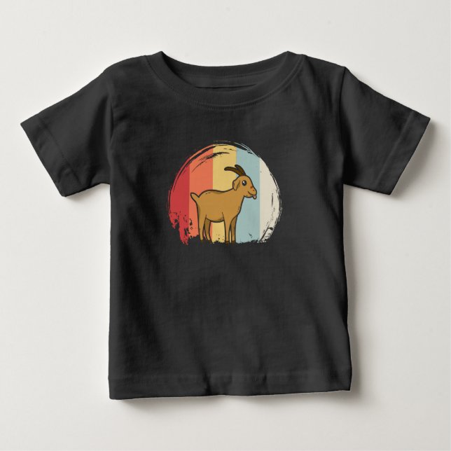 Camiseta Retro de Caprinos (Frente)