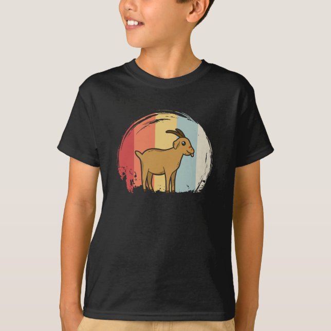 Camiseta Retro de Caprinos (Frente)