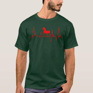 Camiseta Retro de cavalo árabe pulsado