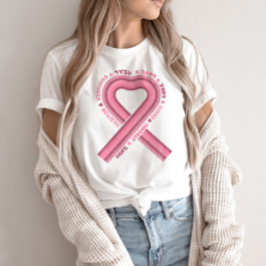 Camiseta Retrô de Consciência do Cancer de Fita Rosa