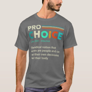 Camiseta Retrô de Direitos Feministas em Definição Pró-Esco