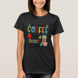 Camiseta Retrô De Ensino De Volta Ao Professor Escolar