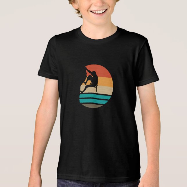 Camiseta Retro de Escala de Rock (Frente)