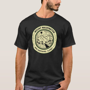 Camiseta Retro de Esqui de Hiking de Washington New Hampshi