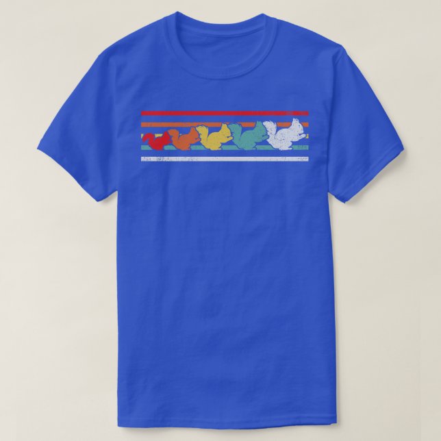Camiseta Retro de Esquilo (Frente do Design)