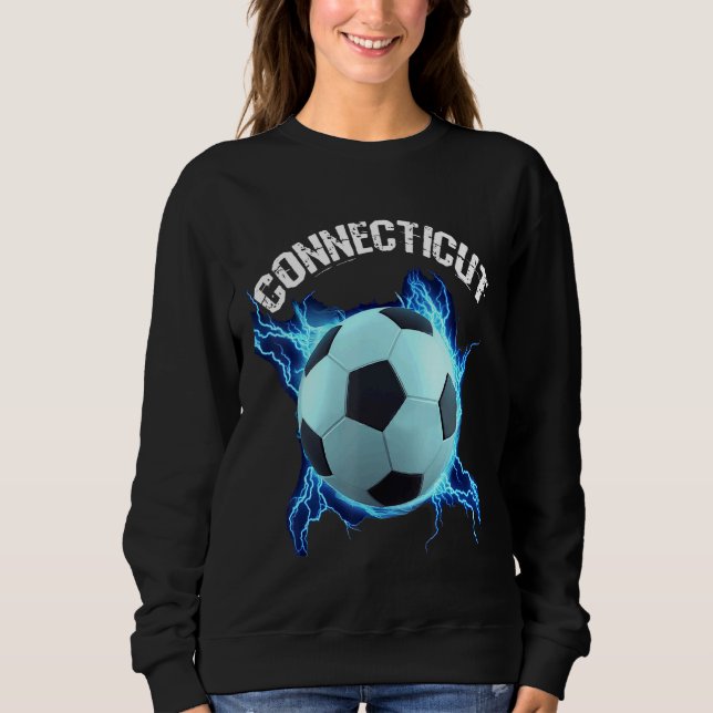 Camiseta Retro de futebol de Connecticut (Frente)