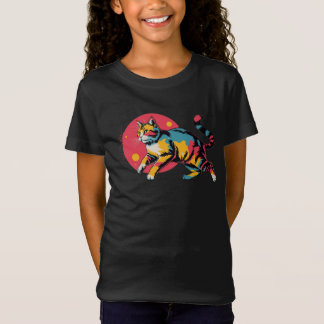 Camiseta Retro de Gato
