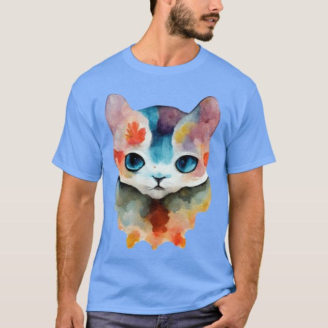 Camiseta Retrô de gato-d'água (Frente)