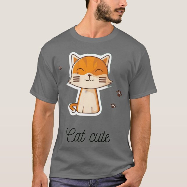 Camiseta retro de gatos (Frente)