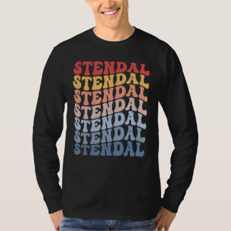 Camiseta Retro de Groovy de Cidade Stendal