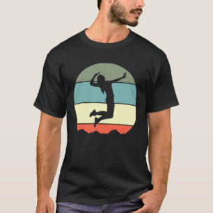 Camiseta Retrô De Jogador De Voleibol