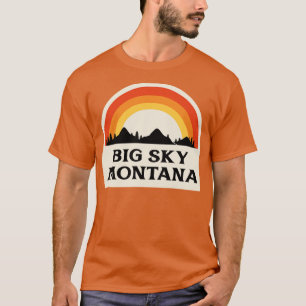 Camiseta Retro de Montana Big Sky