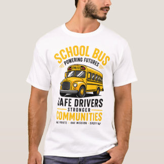 Camiseta Retro de Motorista de Ônibus Escolar - Im