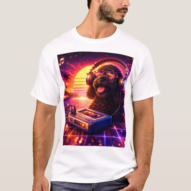 Camiseta Retro de Música Cockapoo Estética dos Ano (Frente)