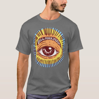 Camiseta retro de música do ball park