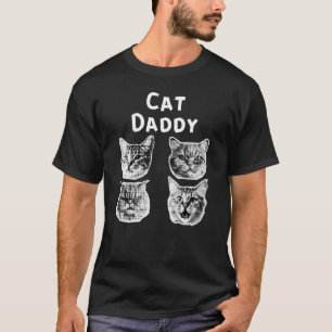 Camiseta Retro de Pai de Cat