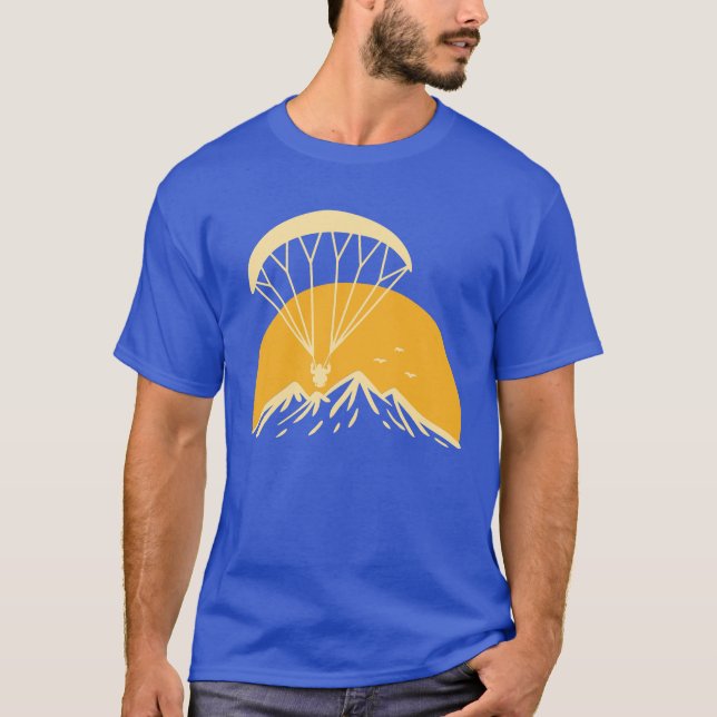 Camiseta Retro de Paramotorização (Frente)